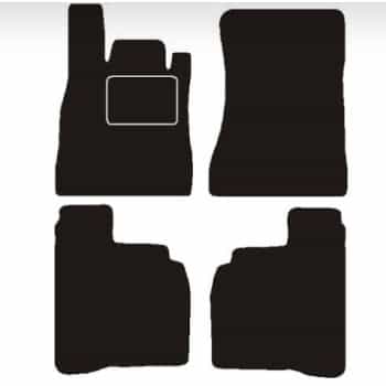 Alfombrillas compatibles con Mercedes W221 Clase S Largo 2005 ->