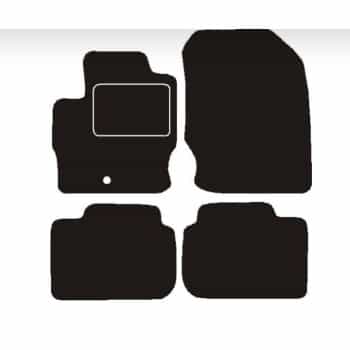 Alfombrillas compatibles con Mitsubishi olt 5 puertas con calefacción trasera 2008 ->
